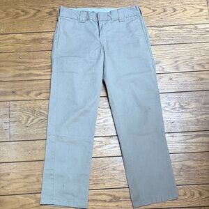 Dickies Slim Straight Work Pants — Khaki | 32x32